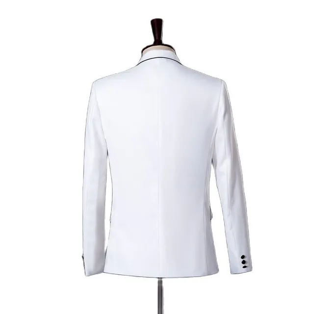 Ensemble de costume blanc stylé Arnolfo