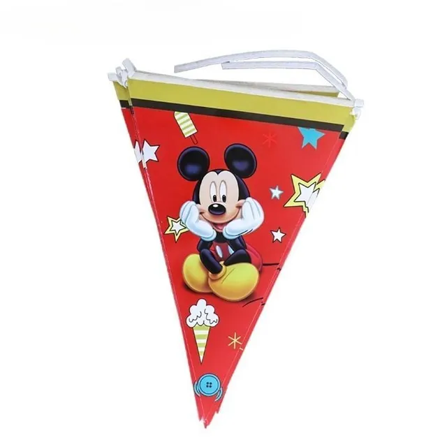 Jednorazové narodeninové dekorácie na detskú párty s motívom Mickey Mouse