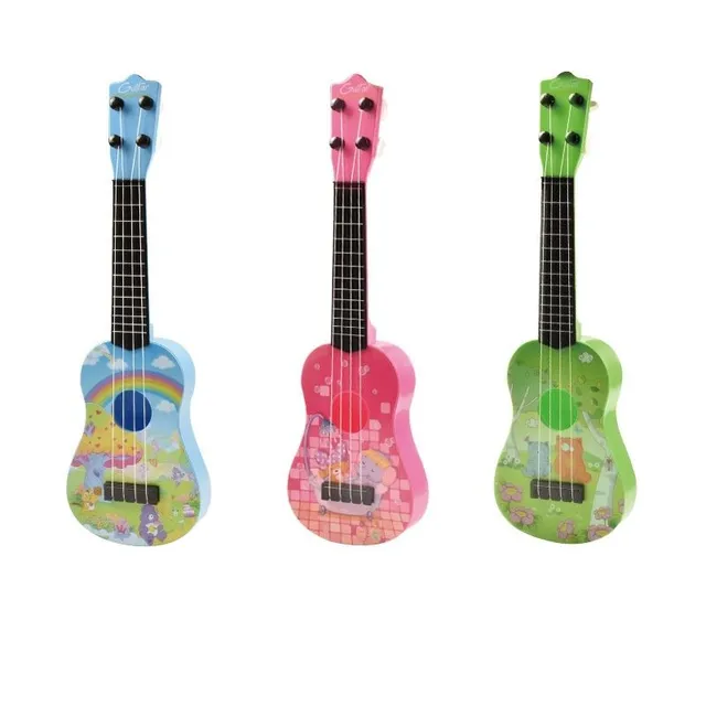 Detské roztomilé ukulele - 6 motívov