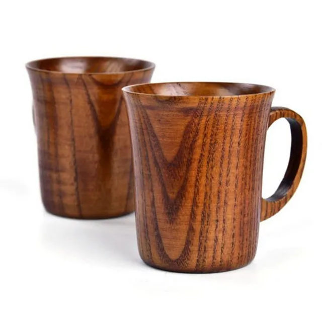 Beautiful wooden mug