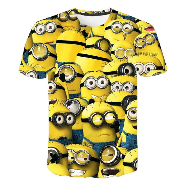 T-shirt amusant avec impression de Minions