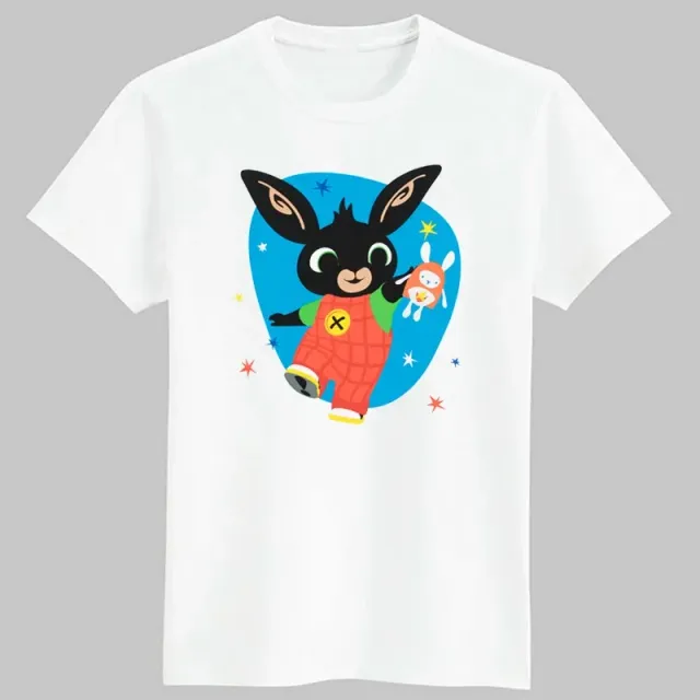 Baby stylish T-shirt with Bing bunny printing and his friends