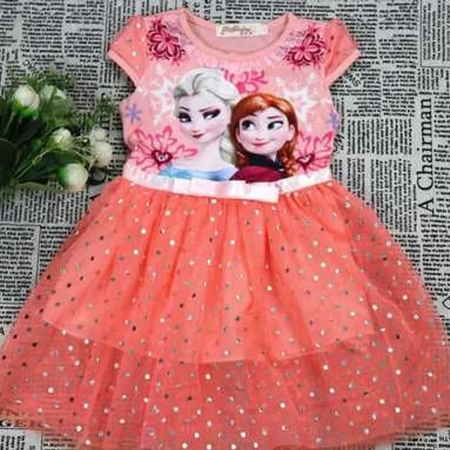 Dievčenské šaty Elsa a Anna