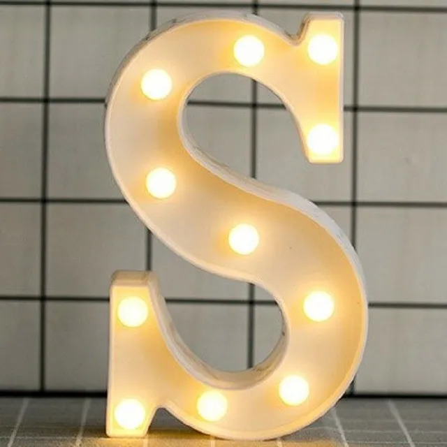 Decorative illuminating letters