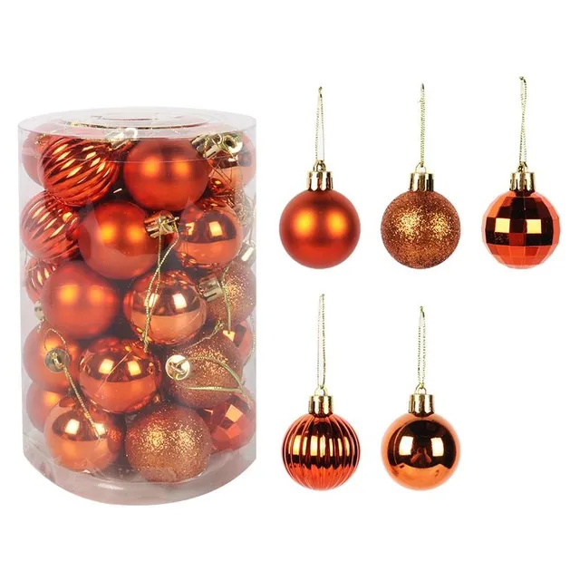 Set of Christmas decorations - different colours