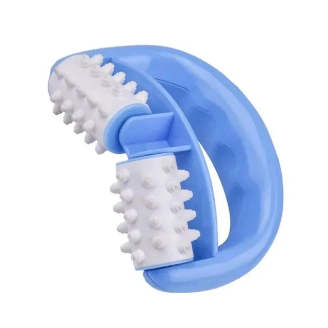 Hand massage roller against cellulite Acupressure massage on hand, legs, abdomen, thighs and buttocks Massage aid on sore, tense muscles 15 x 10 x 2 cm