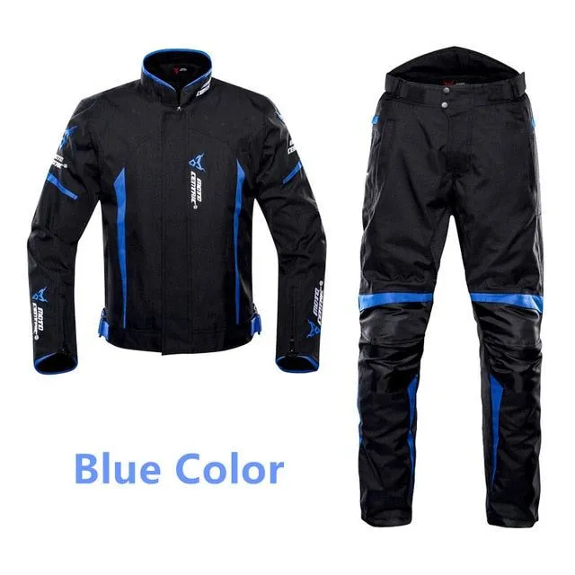 Motorcycle suit (moto jacket + motorcycle pants)
