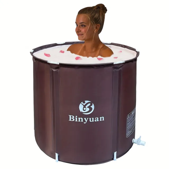 Folding bath 1pc - Extra large and portable, ideal for hot and icy baths