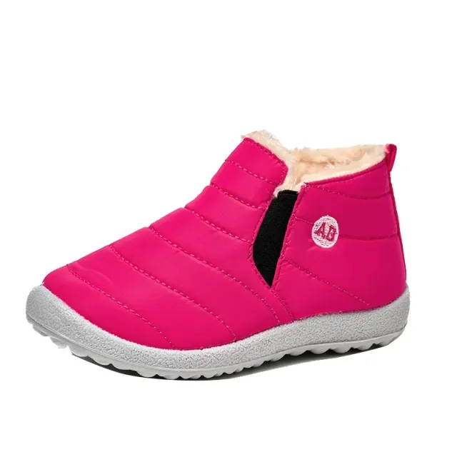 Baby winter ankles for girls - comfortable, easy to put on and waterproof.