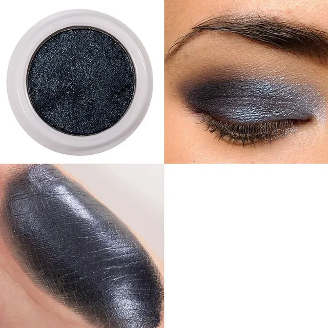 Luxurious metallic eye shadows - changing color when changing angle of light, several color variants