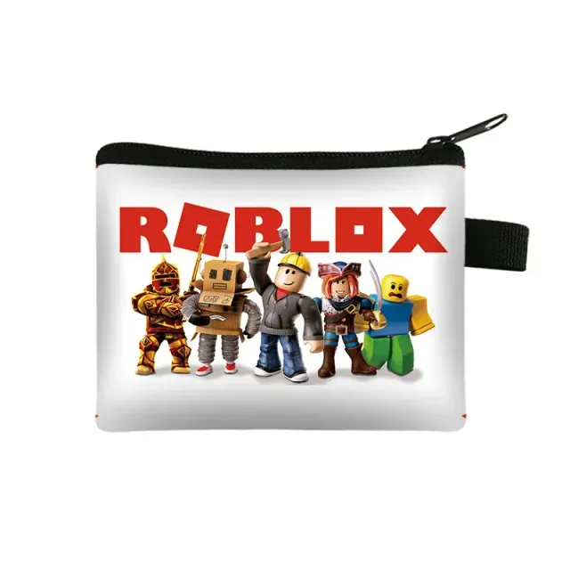 Unisex children's zipper wallet with themes of popular Roblox characters