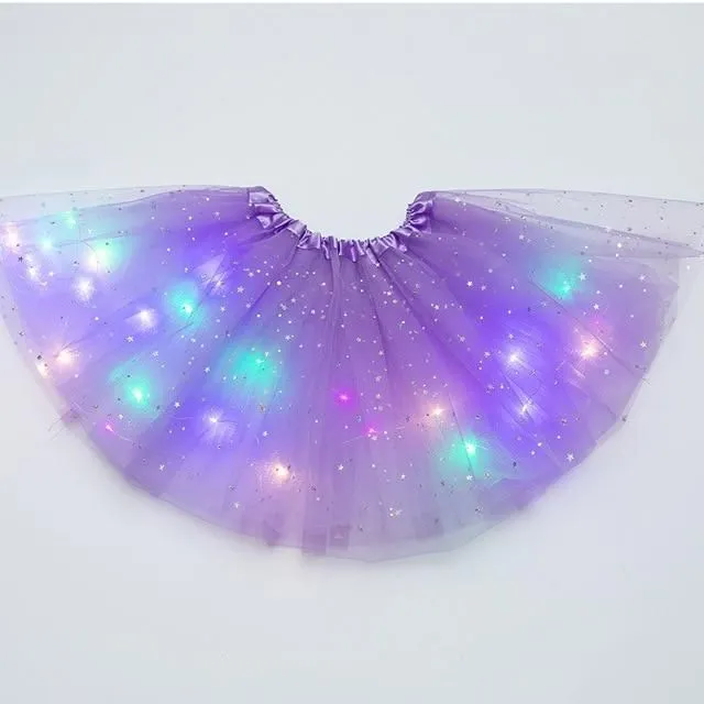 Sukienka z oświetleniem LED