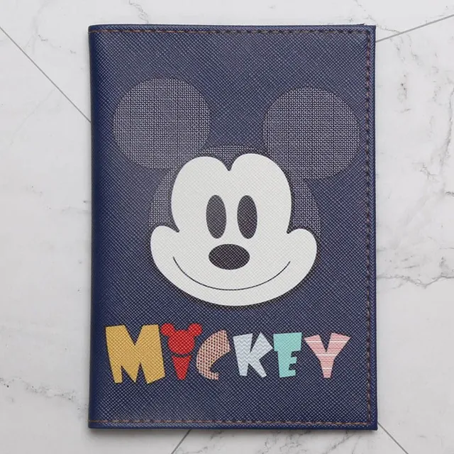 Passport case with favourite cartoon heroes