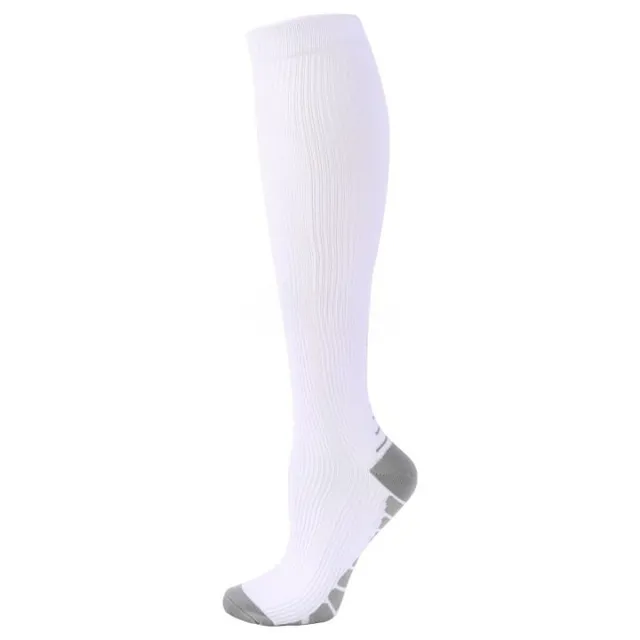 Chaussettes de compression unisexes à la mode pour le sport