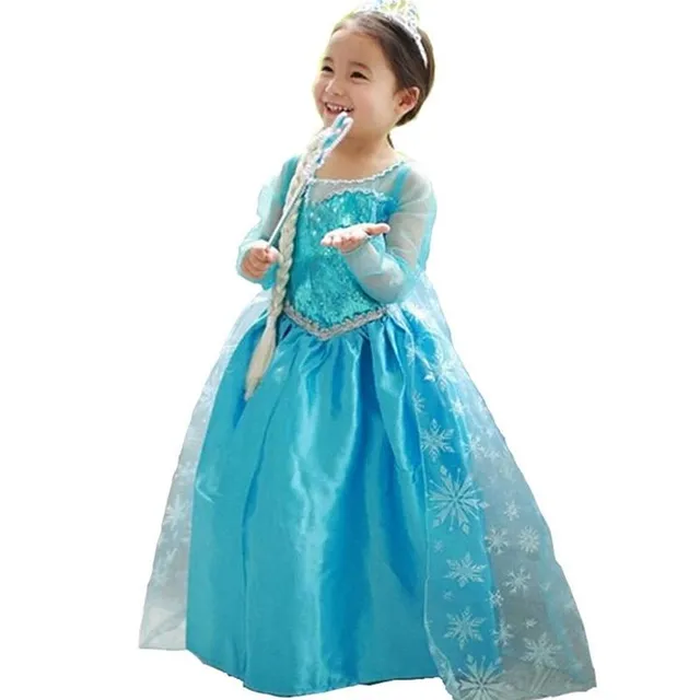 Luxury Elsa baby dress