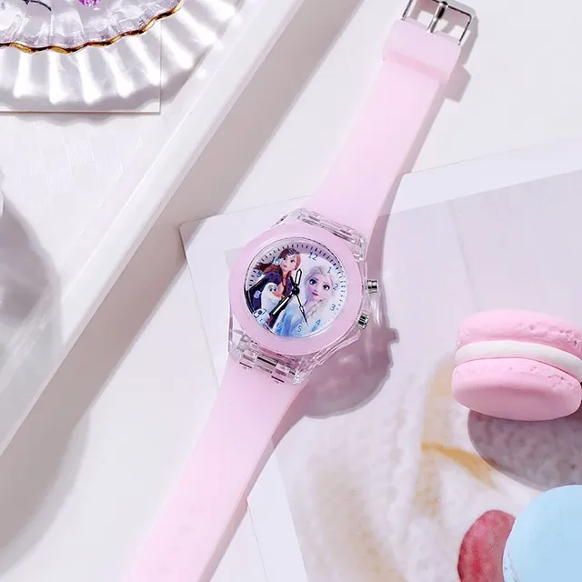 Stylowy zegarek dla dziewczynek z motywami popularnych bajek Mila