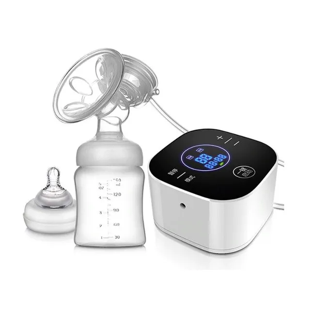 Electric milk pump with bottle