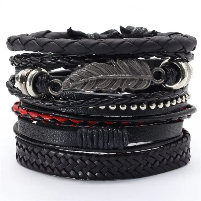 Leather bracelets JING JANG