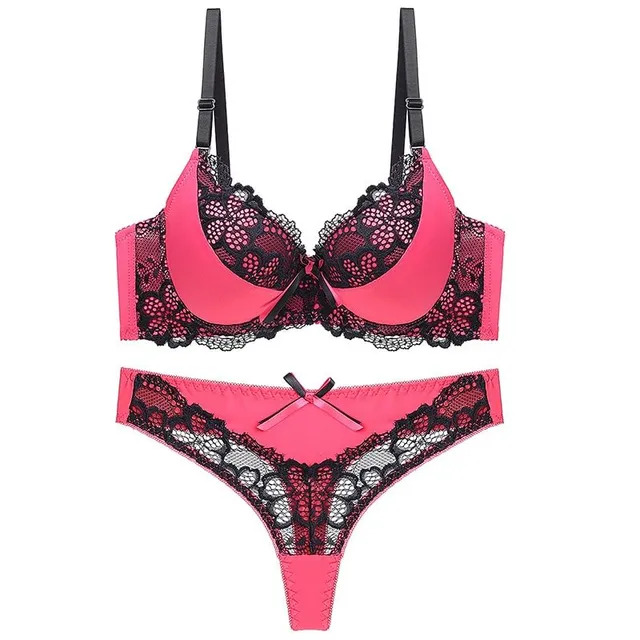 Set de lenjerie sexy pentru femei de lux cu sutien push-up Armstrong