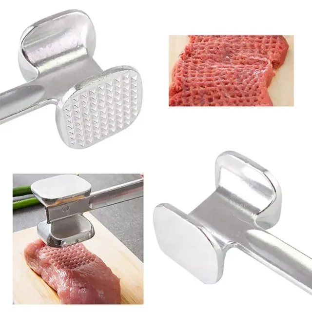 1 Hammer for meat with two sides for tearing of stainless steel