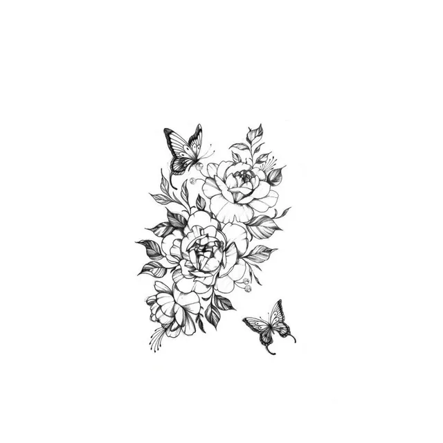 Dočasné tetování květiny 0 Elida 2