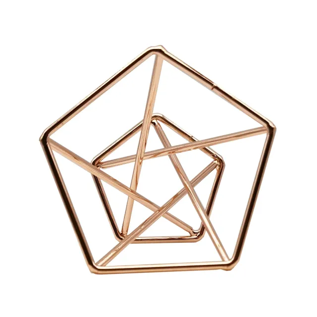 Luxury metal sponge stand for makeup - more color variants, geometric shape