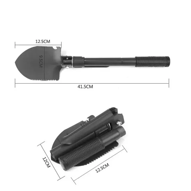 Multifunctional folding shovel for DIY, camping and fishing