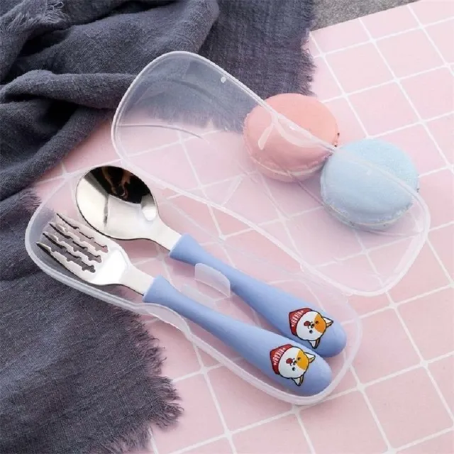 Children's cutlery with case 2 pcs