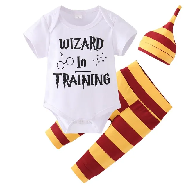 Novorozenecký set Harry Potter s tepláčkama a čepičkou
