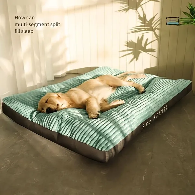 1 pc Winter bed for dog, removable and washable, floor mat, universal for all seasons, suitable for large dogs