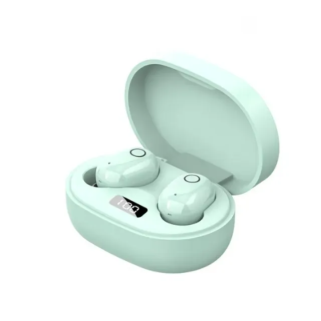 Elegant wireless headphones with rechargeable case - various colours