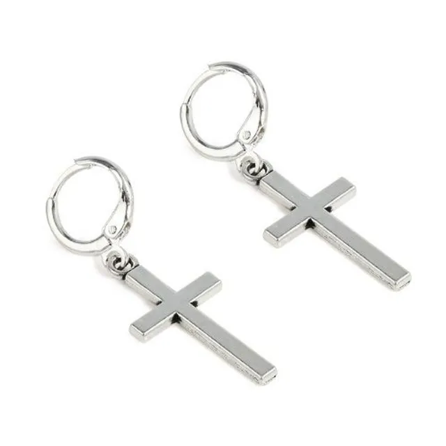 Men's earrings CROSS - 2 variants