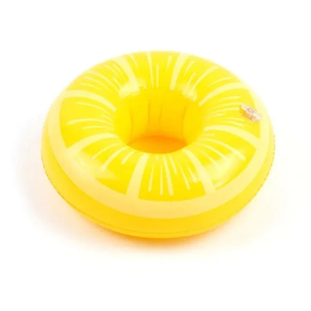 Plovoucí kruhy na drink do bazénu typ-citron