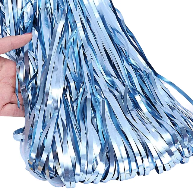 Party curtain with fringes matte 2.5 x 1 m