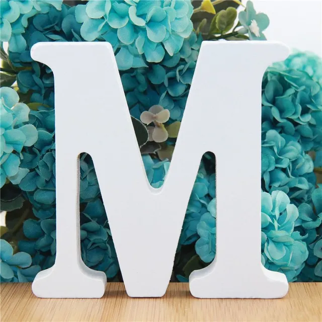 Stylish wooden letter suitable as a decoration or for making - the whole alphabet Eustachy