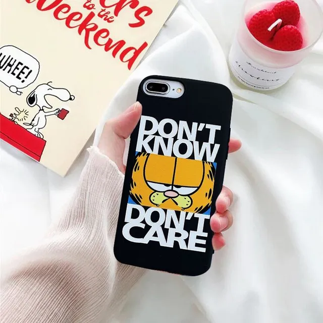 Cover on iPhone Garfield