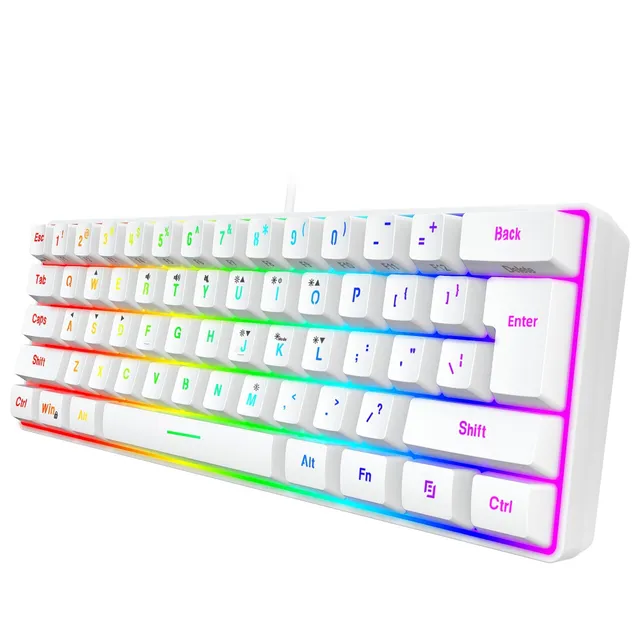 Mini tastatură de gaming cu retroiluminare RGB - wireless și impermeabilă