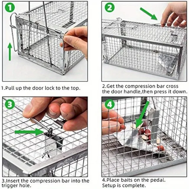 Humane rat trap and other rodents - catch and release the living!