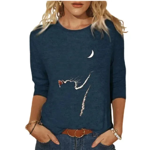 T-shirts with long sleeve for women, Slim Fit