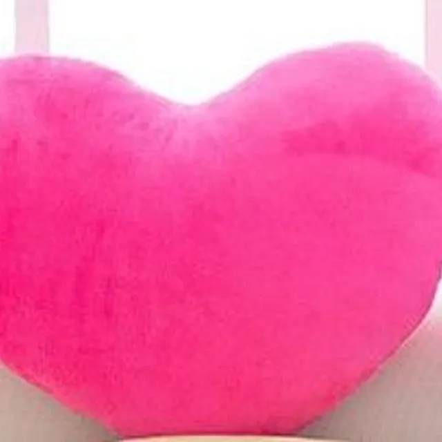 Pillow in the shape of a heart