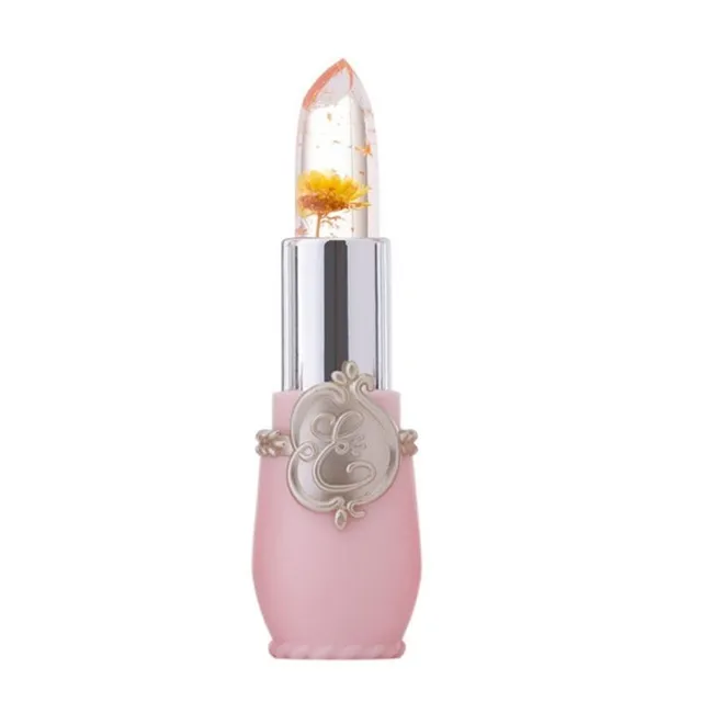 Transparent lip gloss - floral lipstick