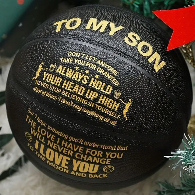 Show love to your son with this basketball gift