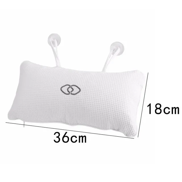 Comfortable inflatable bath pillow