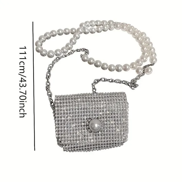 Hip Hop Štýlový Pearl Belt s mini kapsulami