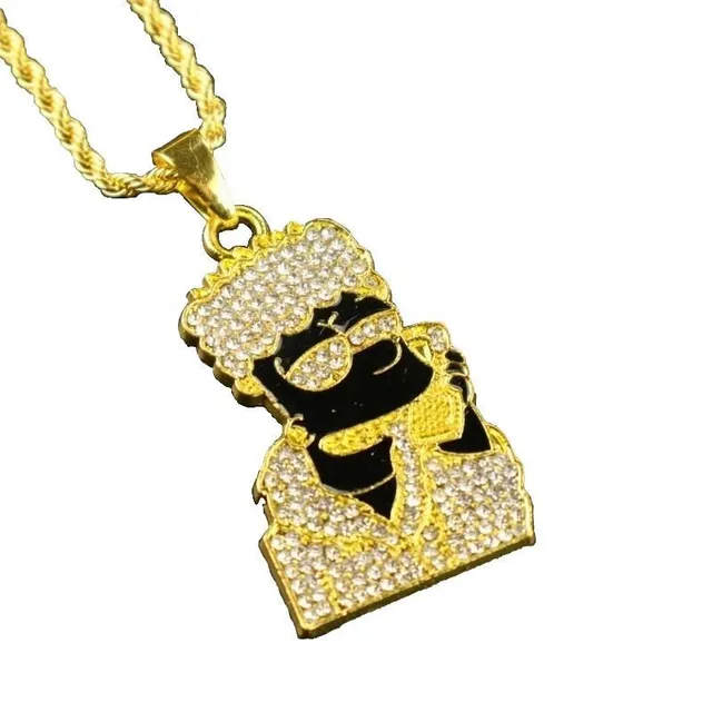 Stylish men's chain with pendant - various types