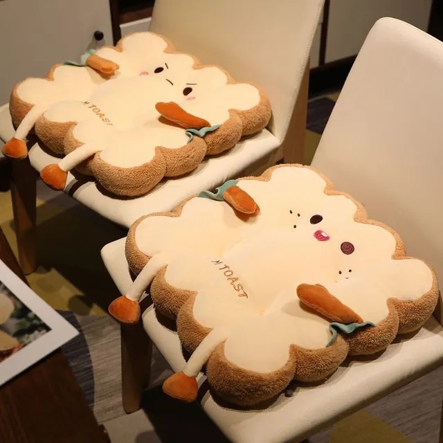 Creative toast seat cushion