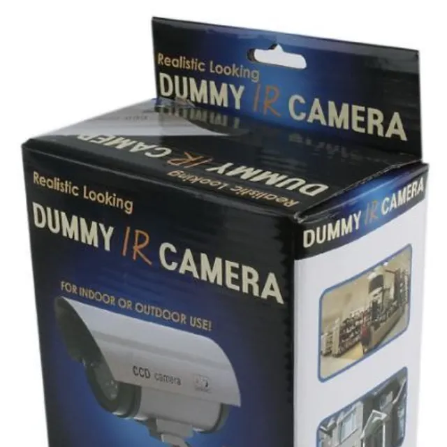 LURECOM Dummy3-IR szabadtéri próbabábu biztonsági kamera infravörös megvilágítással