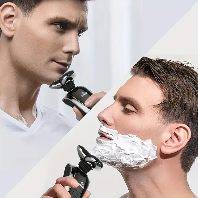 Do not worry about water Wireless and waterproof razor for perfect shaving anywhere