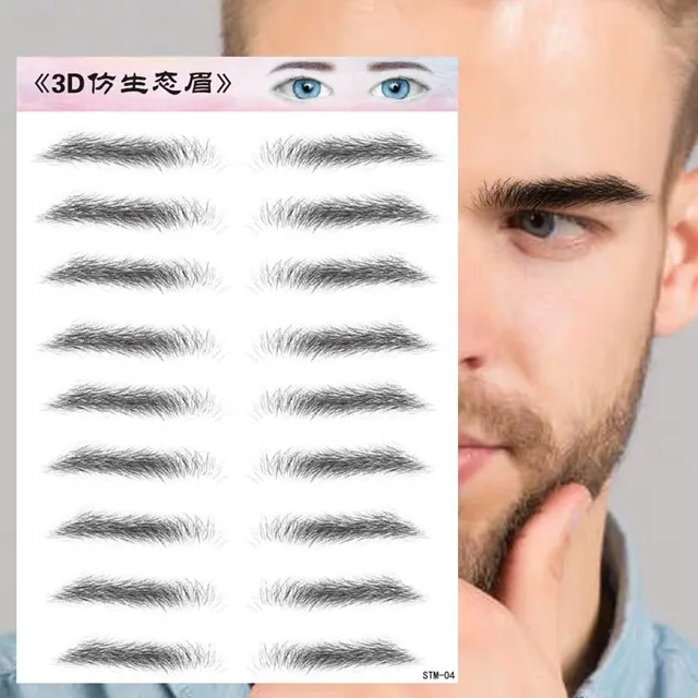 Microblading sticker - temporary eyebrow tattoo