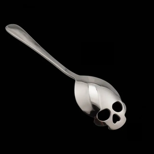 Skull-shaped spoon